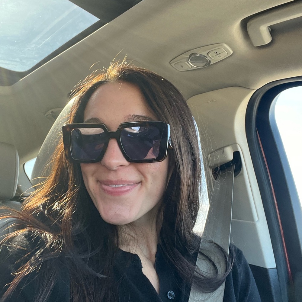 Prada Tortoiseshell Sunglasses with Purple Accents - Picture 4 of 4